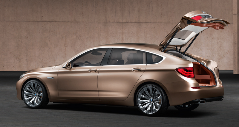 Illustration for article titled BMW 5-Series GT Concept Officially Shows Off Flexible Rear